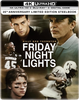 (Pre-order - ships 10/08/24) Friday Night Lights - Limited Edition 4K 09/24 Blu-ray (Rental)