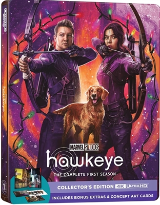 (Pre-order - ships 12/03/24) Hawkeye: Season 1 Disc 1 4K UHD Blu-ray (Rental)