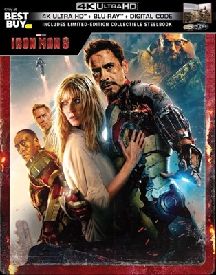 Iron Man 3 4K 07/19 (U.S. Release) Blu-ray (Rental)