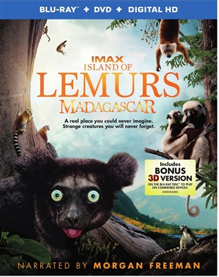 Island of Lemurs: Madagascar 3D 02/15 Blu-ray (Rental)