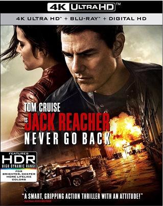 Jack Reacher: Never Go Back 4K UHD Blu-ray (Rental)