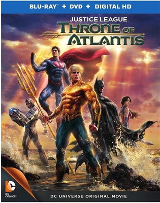 Justice League Throne of Atlantis Blu-ray (Rental)