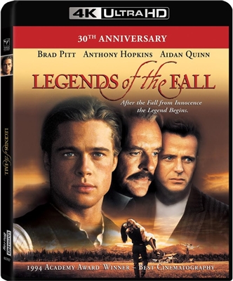 (Pre-order - ships 12/03/24) Legends of the Fall 4K UHD 11/24 Blu-ray (Rental)