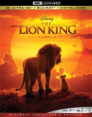 LION KING 2019 4K UHD Blu-ray (Rental)