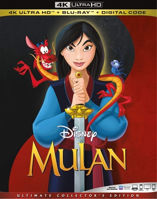 Mulan (Animated) 4K UHD 11/20 Blu-ray (Rental)