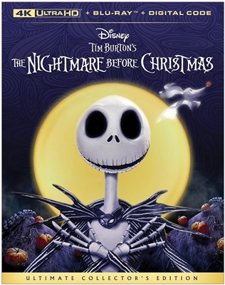 Nightmare Before Christmas 4K UHD 07/23 Blu-ray (Rental)