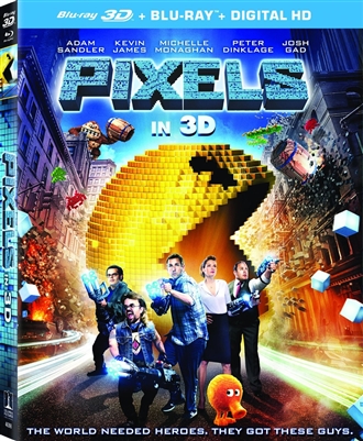 Pixels 3D Blu-ray (Rental)