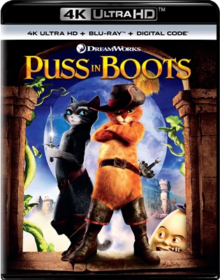 Puss in Boots 4K UHD 11/22 Blu-ray (Rental)