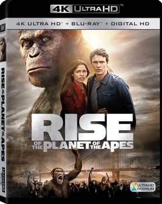 Rise of the Planet of the Apes 4K UHD Blu-ray (Rental)