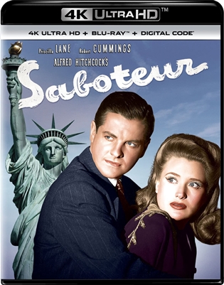 Saboteur 4K UHD 04/22 Blu-ray (Rental)