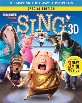 Sing 3D 02/17 Blu-ray (Rental)