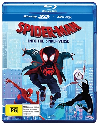Spider-Man: Into the Spider-Verse 3D Blu-ray (Rental)