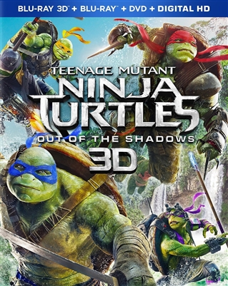 Teenage Mutant Ninja Turtles: Out of the Shadows 3D Blu-ray (Rental)