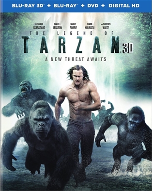 Legend of Tarzan 3D 08/16 Blu-ray (Rental)