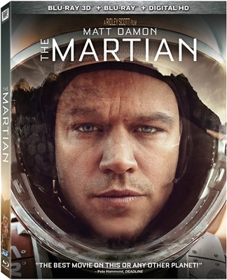 Martian 3D 12/15 Blu-ray (Rental)