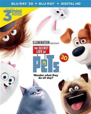 Secret Life of Pets 3D Blu-ray (Rental)