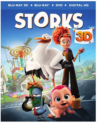 Storks 3D Blu-ray (Rental)