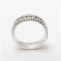 Beautiful Platinum 1.35ct Diamond Half Eternity Wedding Ring