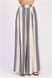 Striped Wide Leg Pants