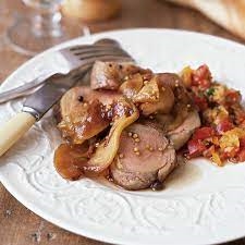 Apple Sage Chutney Pork Tenderloin