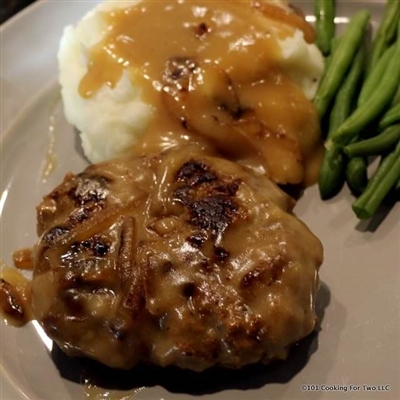 Salisbury Steaks with Onion Gravy