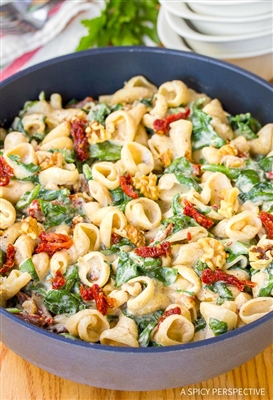 Lemon Ricotta Pasta with Italian Turkey Sausage