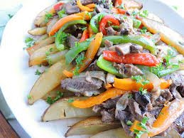 Philly Topped Potato Wedges