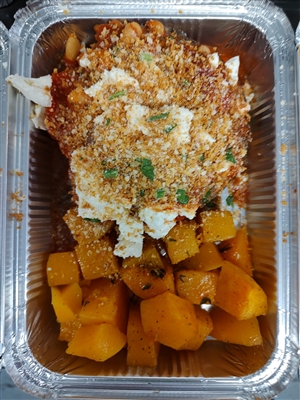 Stuffed Portabello Mushrooms with Crispy Goat Cheese