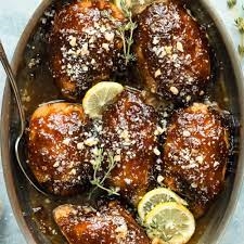 Balsamic and Fig Glazed Chicken Thighs