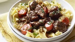Classic Beef Stew with Parsly Noodles
