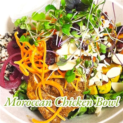 Moroccan Spiced Chicken and Couscous Bowl