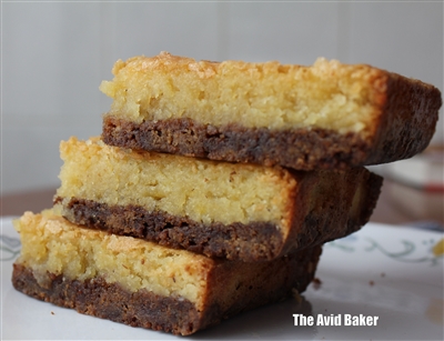 Chocolate Almond Cookie Bars