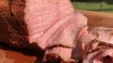 Slow roasted BBQ Beef Eye Roast