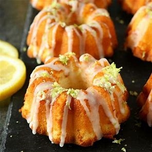 Light Lemony Mini Bundt Cakes