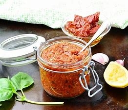 Sun-dried tomato Burger with Summer Corn Succatash