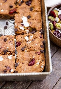 Trail Mix Cookie Bars