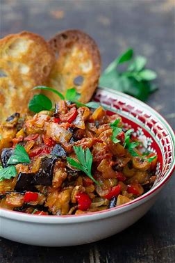 Caponata (Italian sweet and sour Eggplant)
