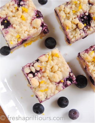 Blueberry Lemon Cheesecake Bars