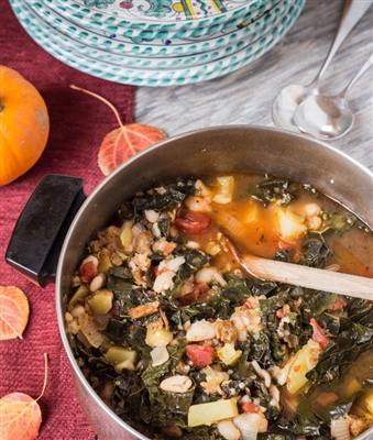 Portuguese Potatoe and Kale Soup