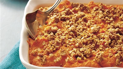 Struesel Topped Mashed Sweet Potatoes FAMILY SIZE