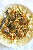 All Beef Meatball Stroganoff