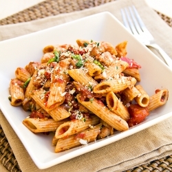 Braised Chicken Ragu with Penne