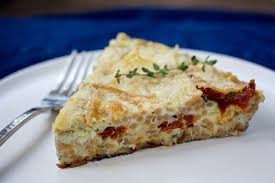 Spaghetti Frittata with Roasted Vegetable Hash