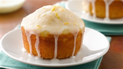 Orange Pound Cake Muffins