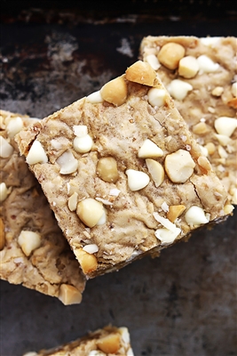 Cashew, Coconut and White Chocolate Chip Blondies