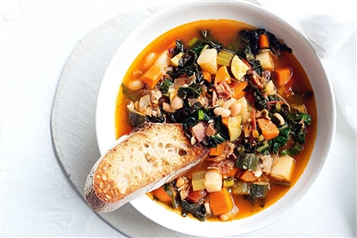 Ribollita (Tuscan Bean, Vegetable, and Potato Soup)
