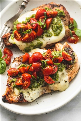 Pesto Chicken with Tomatoes