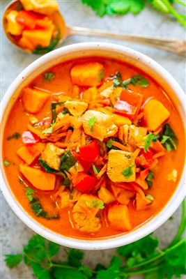 Chicken and Potato Curry Soup