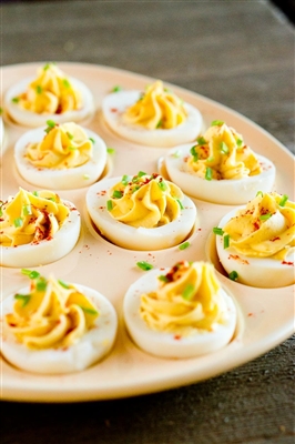 Deviled Egg and Bacon Salad