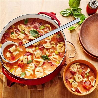 Creamy Tomato  Basil with Tortellini Soup